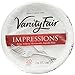 Vanity Fair Impressions Disposable Dessert Plates, Paper Plates, 60 Count (3 Packs of 20 Plates)