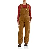 Carhartt Women's Weathered Duck Wildwood Bib Overalls
