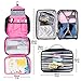 Hanging Toiletry Bag Travel Bag Folding Travel Bags for Toiletries Leak Proof Business Bathroom Wash Bag for Women, Men, Kids Carry On Makeup Bags