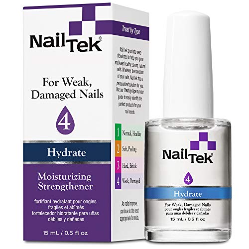 Nail Tek Hydrate 4, Moisturizing Strengthener for Weak and Damaged