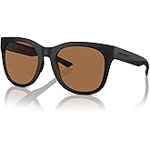 Native Woman Sunglasses Matte Black Frame, Brown Lenses, 55MM