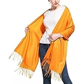 Rodaruus Women's Scarf Solid Color Shawl and Wrap. Super Soft Warm Long Large Scarf Pashmina with Cashmere Feel