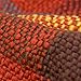 Battilo Cross Woven Throw Blanket in Bright, Fun Colors with Tasseled Ends 60