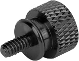 Hyuduo 20PCS Aluminum Alloy Thumb Screws 6-32 Thread Black Anodized Hand-Tighten view 6