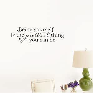 Smoothdecals Wall Sticker Quote Being Yourself is The ...