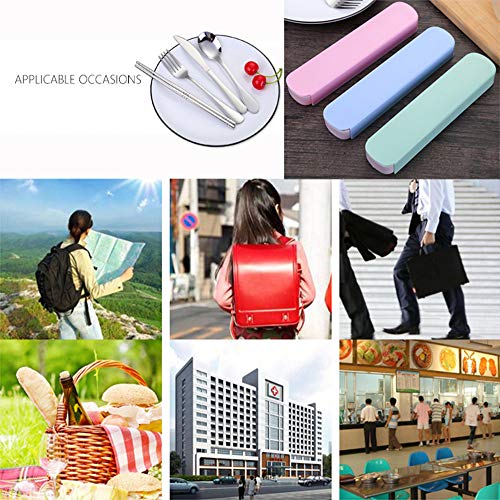 image for Quaanti Big Sale! 4 Pcs Fork Spoon Flatware Set, Stainless Steel Cutle