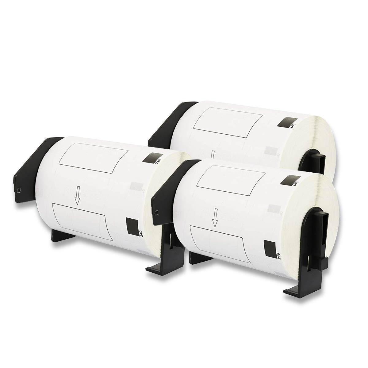 3×DOREE DK-11241 DK11241 102 x 152 mm Compatible Shipping Labels Rolls (200 Labels per Roll) for Brother P-Touch QL-1050, QL-1050N, QL-1060N, QL-1100, QL-1110NWB Label Printers (3 Packs)