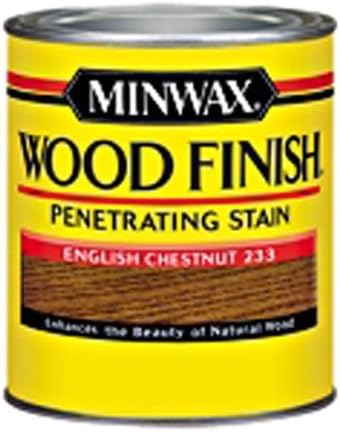 MINWAX22330 1/2 Pint Wood Finish Interior Wood Stain, English Chestnut by Minwax