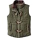 Legendary Whitetails Women's Quilted Toggle Puffer Vest, Army, Medium