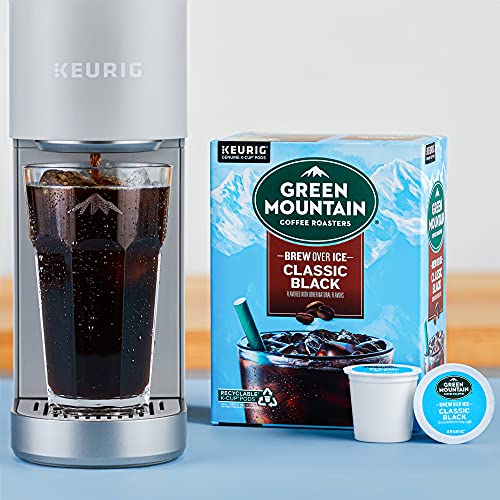 GREEN MOUNTAIN COFFEE ROASTERS ICED CLASSIC BLACK, SINGLE SERVE KEURIG K-CUP PODS, MEDIUM ROAST ICED COFFEE, 12 COUNT