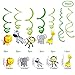 Jungle Theme Party Supplies Happy Birthday Party Decorations (Jungle/Safari Animals Theme)