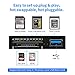 XQD Card Reader USB 3.0 SD(HC/XC) Card Reader/Write Superspeed 5Gbps Flash SD Memory Card Reader Connector with Sony XQD G Series Lexar XQD Cards USB Mark Card Compatible MacBook Windows/Mac OS System