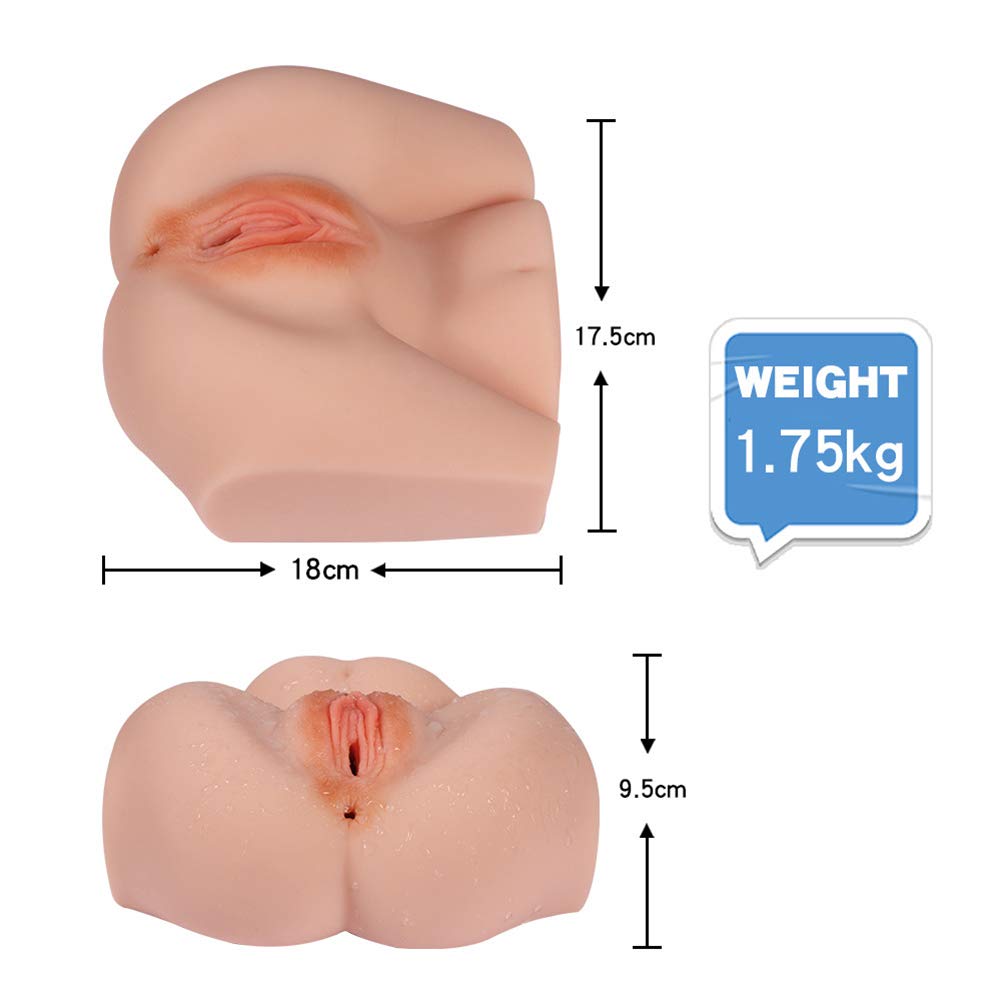 Sex Doll Male Masturbator with Vagina and Anal for Men- 3D Realistic Virgin Pussy Ass Adult Sex Toys for Men Masturbation