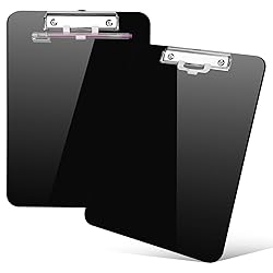 6Pcs A4 Clipboard, Plastic Transparent A4 Clipboard 5 Colors Paper Holder Writing Board For Memo Form Document On - View #8