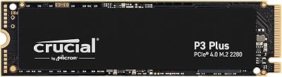 Crucial P3 Plus 4TB NVMe M.2 PCIe Gen4 SSD CT4000P3PSSD801