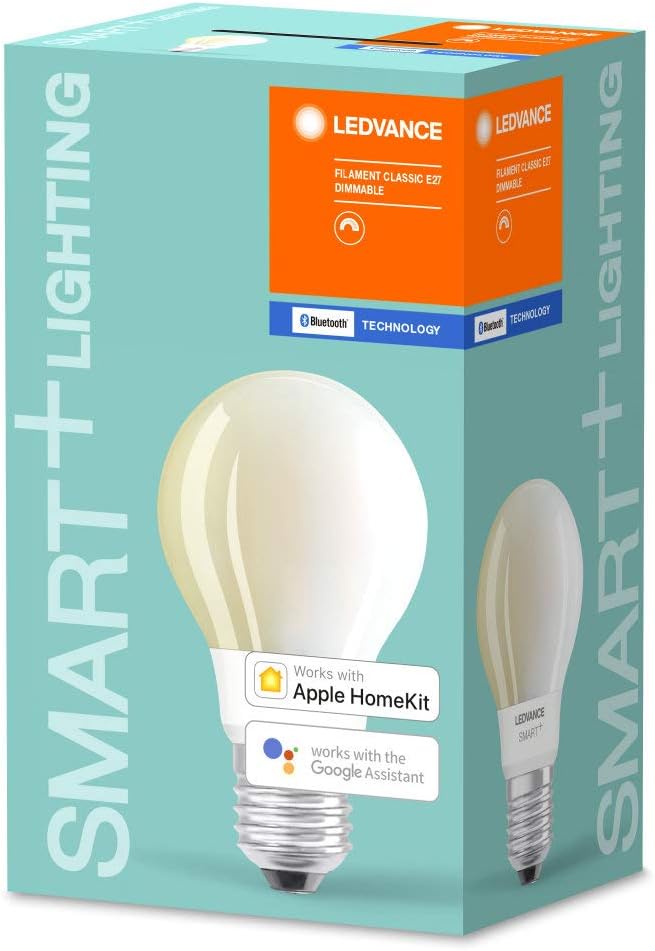 LEDVANCE Smart Led Lamp With Bluetooth, E27, Filament, Dimmable, Warm White (2700 K), Replaces Incandescent Lamps With 100 W - Image 4