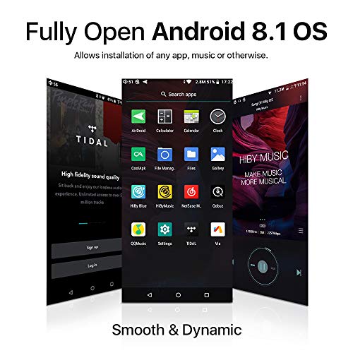 HiBy R5 Portable High Resolution Music Player, HiRes Audio Player with