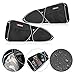 Side Door Bags for Polaris RZR, KEMiMOTO UTV Front Door Driver and Passenger Side Storage Bag Set with Knee Pad for 2014-2018 Polaris RZR XP 1000 900XC S900(See Video for Instruction) primary