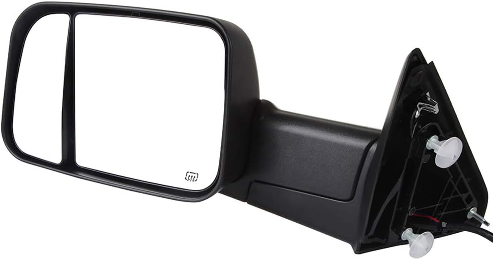 Scitoo Fit Dodge Ram Towing Mirrors High Perfitmance Automotive Exterior Mirrors Fit 2009 2017 Ram 1500 2500 3500 With Power Adjusted Heated Manual Flipping Up And Folding Features Towing Products Winches Hitch Accessories Urbytus Com