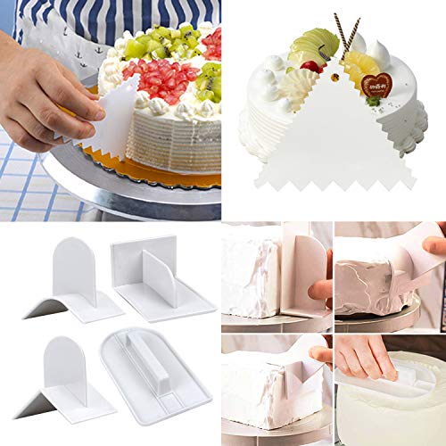 LIKETURE Fondant Tools Kit 114pcs Fondant Cake Decorating Supplies for Sugarcraft Icing Cookies Fondant Molds with Letter Cutters Plunger Smoother Rolling Pin Leaf Flower Modelling for Beginner DIY