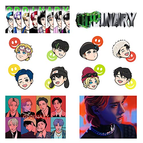 Kpop Stray Kids Photocards Stickers 100Pcs Vinyl Waterproof Sticker