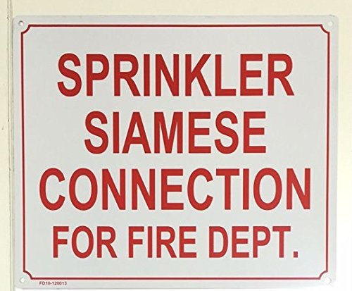 Sprinkler Siamese Connection For Fire Department
