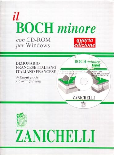 Amazon It Il Boch Minore Dizionario Francese Italiano Italiano Francese Con Cd Rom Boch Raoul Libri In Altre Lingue
