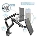 AVLT-Power Aluminum Dual Monitor Mount Mechanical Spring Desk Arm Stand Riser – Ergonomic Adjustable and Full Motions, Heavy Duty Holds Two 17 to 32 inches Screens, Up to 17.6 lbs Each, VESA 75/100thumb 1