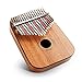 Vangoa 17 keys Kalimba Thumb Piano kit with Tuning Hammer, Cloth Bag, Pick Up, Stickers