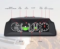 Car Inclinometer Offroad Clinometer for Pitch