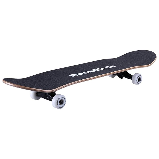 RockBirds Skateboards, 31'' Pro Complete Skateboard, 7 Layer Canadian