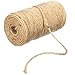 KING DO WAY Natural Jute Twine Best Arts Crafts Twine Industrial Packing Materials Heavy Duty Durable Natural Twine 300 Feet for Gardening Applications Natural