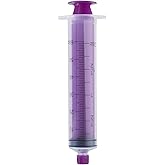 60cc Enteral Feeding Syringes by Global Medical Products - ENFit &amp; ISO 80369-3 Certified, BPA/DEHP/Latex-Free, Transparent Barrel (60CC, QTY 30)