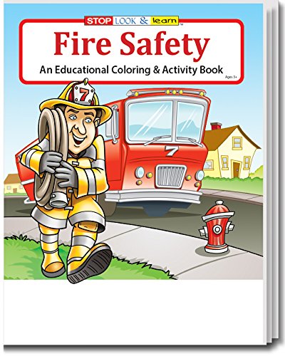 Fire Safety Kid's Coloring & Activity Book in Bulk (25-pack)