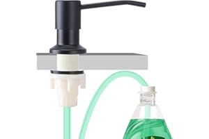 OHiHi Soap Dispenser for Kitchen Sink, Built in Sink Soap Dispenser, Countertop Soap Dispenser Pump with 47"" Extension Tube 