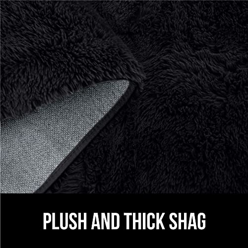 Gorilla Grip Soft Faux Fur Area Rug, Washable, Shed and Fade Resistant, Grip Dots Underside