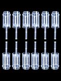 ASIBT Round Shape Clear Push-Up Cake Pop Shooter (Push Pops) Plastic Containers with Lids, Base & Sticks, Pack of 12