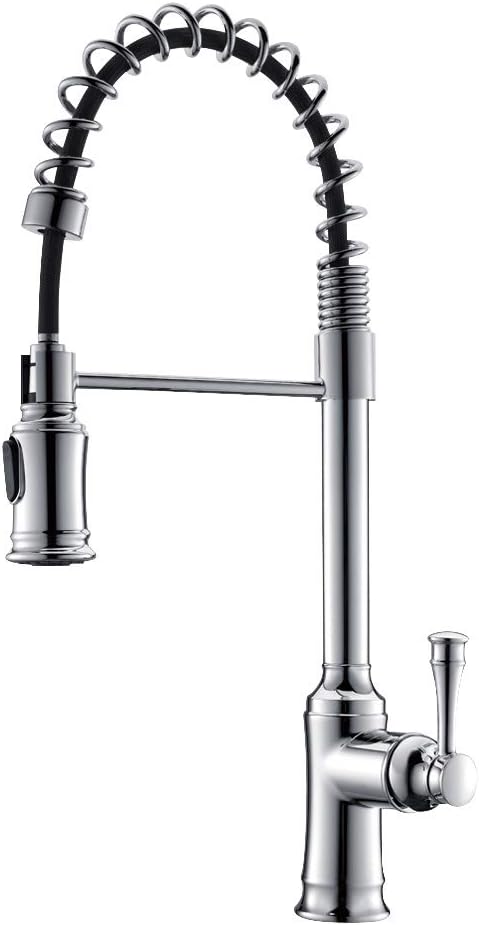 spring neck mixer tap