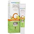 MAMAEARTH Vitamin C Daily Glow Under Eye Cream | Reduces Dark Circles, Puffiness, Bags & Wrinkles | Soothes Tired Eyes | Firms Under Eye Skin | 0.71 Oz/20 g