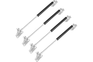ZEONHAK 15 Inch Gas Strut Set of 4, 100N/22.5Lbs Shocks for Heavy Lid, Gas Springs Strut with Screws, Hood Struts Lift Suppor