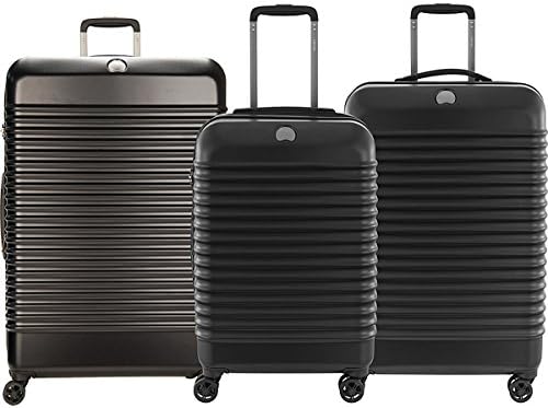 The Set of Classic black Bastille Lite Expandable 4 Wheel Spinner Luggage Set