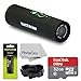 TACTACAM 4.0 with Flat Black Stabilizer Rechargeable Battery + SanDisk Ultra 32GB microSDHC UHS-I Card with Adapter + Custom Gun Mount/Scope Mount + Cleaning Cloth - Full Accessory Bundle