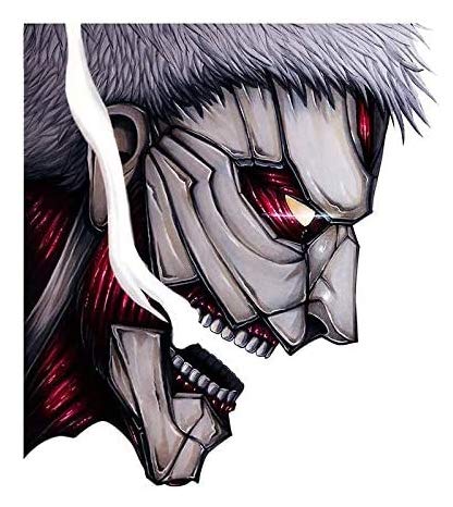 Attack on Titan Fine Graphics Personality Creative - Sticker Graphic - Weatherproof & Long Lasting Sticker at Amazon