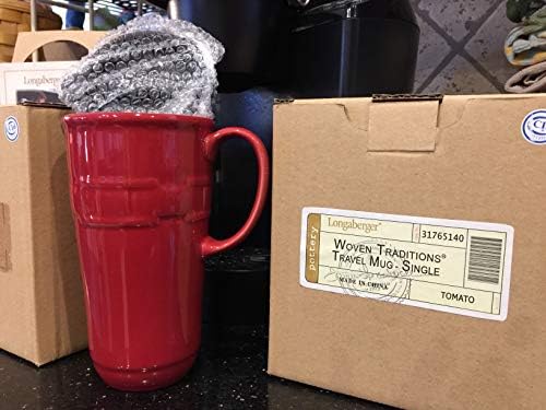 Longaberger Woven Traditions Travel Mug - Single, Sage, 16 oz.