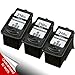 Remanufactured Ink Cartridge Replacement for Canon PG210xl 2973B001 (3 Black 3 Pack)