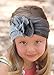 ZHW Baby Nylon Elastic Knotted Headbands Baby Head Wraps Baby Headbands Bows (8 -Color)