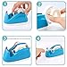 KTRIO Tape Dispenser, 2 Pack Tape Dispenser Desk Small Tape Dispensers, Weighted Non-Skid Base, Tape Desk Dispenser Mini Desktop Tape Holder Cute Tape Dispenser for Office Home School Gift Wrapping