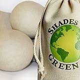 Wool Dryer Balls Fabric Softener For Laundry Reusable Premium 3 Pack Largest Available 100% Organic New Zealand No Fillers