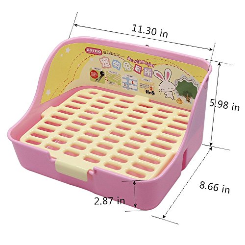 MAimee Square Potty Trainer Corner Litter Bedding Box Pet Pan for