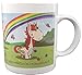 Unicorn Coffee Mug For Girls and Kids. Color Changing, Heat Sensitive Ceramic Unicorn Mug With Rainbow for Unicorn Lovers.